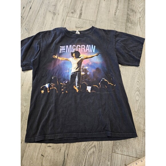 TIM MCGRAW EMOTIONAL TRAFFIC TOUR SHORT SLEEVE T SHIRT SIZE Medium ADULT UNISEX - Picture 2 of 8